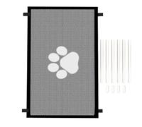 Pet Mesh Gate Folding Wide Pet Fence Net Indoor Safety Enclosure | Retractable Pet Barrier Play Rest Indoor Safety Stairs Doorways Corridors Kitchen Stairways Hallway House Stairs