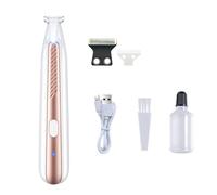 Pet Micro Precision Trimmer Function LED Light Low Noise Rechargeable For Ears Face Eyes Buttocks NkG96B 16x3 Cm