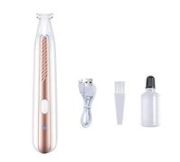 Pet Micro Precision Trimmer Function, Pet Hair Trimmer with LED Light, Low Noise, Rechargeable, Pet Trimmer for Pet Ears, Buttocks, Face, Eyes, 10ml TrG126 (A, 16X3cm)