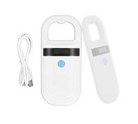 Pet Microchip Reader Scanner,Reachargeable Data Storage Animal Tag Reader Portable 134.2KHz 128 Records Data Storage Animal Chip Scanner for Pet Livestock Wildlife 5V