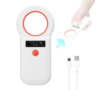 Pet Microchip Reader Scanner Wireless 2 4G BT RFID Handheld Animal Tags with OLED Display Support EMID FDX-B ISO11784 85 128 Data Storage for Management Livestock Wildlife Identification