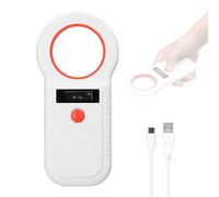 Pet Microchip Reader Scanner Wireless RFID Handheld Rechargeable Animal Tags with OLED Display Support EMID FDX-B ISO11784 85 128 Data Storage for Management Livestock Wildlife Identification