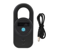 Pet Microchip Reader USB Interface, High Sensitivity Portable Animal Microchip Scanner, Rechargeable 128 Information Storage Pet Chip ID Tag Scanner with Dual Frequency for Dogs Ca (Black)