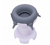 Pet Milk Feeder Station Multi Nipple Puppy Feeding Bowl for Puppies and Kittens Silicone Nursing Bottle 15x14x11cm (Grey)