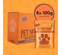Pet Munchies Chicken Breast Fillet Treats - 2 X (Box Of 8)