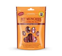 Pet Munchies Dog Treats Chicken & Cheese - Natural Real Meat, Low Fat, High Protein - 100g