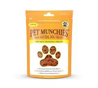Pet Munchies Chicken Dog Training Treats, Natural Grain Free Tasty Bites Made Real Meat, Low in Fat 50g (Pack of 8)
