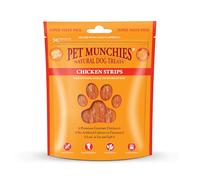 Pet Munchies Chicken Strips Dog Treats, Value Pack Dog Chews with Natural Real Meat, Low in Fat and High in Protein 320g (Pack of 3)