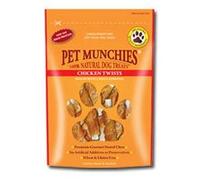 Pet Munchies Chicken Twists Dog Treats 8 x 80g