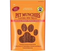 Pet Munchies Dog Treats Duck & Sweet Potato Dental Sticks 8 x 90g