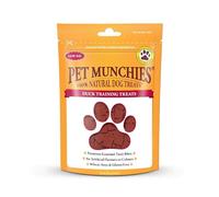 Pet Munchies Duck Dog Training Treats, Grain Free Tasty Bites with Natural Real Meat, Low in Fat 50g (Pack of 8)
