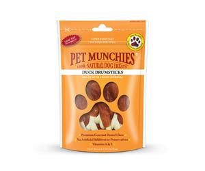 Pet Munchies Duck Drumstick Treats - 3 X 100G