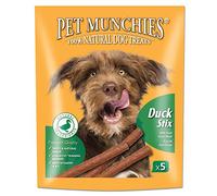 Pet Munchies Duck Stix Dog Treats, Healthy Training Treats with Natural Ingredients 50g, Pack of 10 (50 Chews)