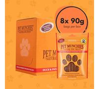 Pet Munchies Duck & Sweet Potato Sticks - 2 X (Box Of 8)
