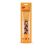 Pet Munchies Large Buffalo Dental Chews, Healthy, Natural and Long-Lasting Dog Treats, Grain Free and Low in Fat 90g (Pack of 1)