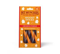 Pet Munchies Spooky Sticks with Chicken & Pumpkin, Halloween Dog Treats, 70g Pack