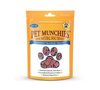 Pet Munchies Venison & Beef Liver Dog Training Treats, Grain Free Tasty Bites with Natural Real Meat, Low in Fat 50g (Pack of 8)