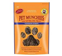 Pet Munchies Natural Dog Treats Venison Strips - 75g