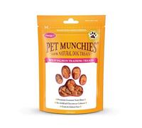 Pet Munchies Dog Training Treats Wild Salmon, Grain Free, Natural Real Meat, 50g (Pack of 8)