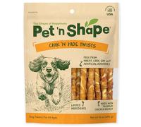 Pet 'n Shape Chicken Hide Twists - All Natural Dog Treats, Chicken, Small, 1 lb