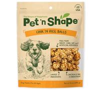 Pet 'n Shape Chik 'n Rice Balls - Natural Chicken Dog Treats, 1 Pound