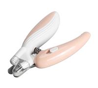 Pet Nail Clipper Led Light Pet Claw Trimmer Stainless Steel Safety Dog Nail Clipper Ergonomic Handle Nail Clipper Trimmer Beige Trimmers Suitable for Most Pets (rosa)