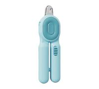 Pet Nail Clipper with Safety Guard and LED Light Safe Professional Trimming Tool for Cat, Kitten, Small Dog, Birds, Rabbit, Guinea Pig (Blue)