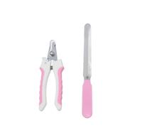 Pet Nail Clippers Nail Clippers and Trimmers for Cats and Dogs Equipped with A Safety Guard to Prevent Over-Cutting, Come with A Free Nail File and Are Professional Pet Grooming Tools. (Pink)