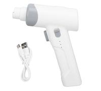 Pet Nail Grinder, Electric Pet Nail Clipper, Adjustable Speed USB Rechargeable Painless Paws Grooming Tool, Automatic Cat Nail Trimmer for Large Medium Small Dogs with 3 Ports (White)