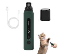 Pet Nail Grinder for Dogs, Dog Nail Grinder Quiet - Safe Adjustable Precise Quiet Dog Paw Trimmer with LED Light, Portable Pet Grooming Material for Boys, Old Professionals