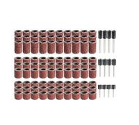 Pet Nail Grinder Replacement Kit - 20 Pcs Sanding Bands For Nail Drill | Professional Dog Claw Grooming Supplies With Mandrel | 60 & 100 Grit Sanding Drum Set For Safe & Stress-Free Pet Naiļ Trimming