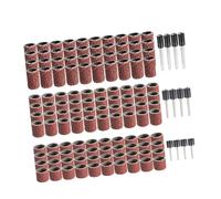 Pet Nail Grinder Replacement Kit - 20 Pcs Sanding Bands For Nail Drill | Professional Dog Claw Grooming Supplies With Mandrel | 60 & 100 Grit Sanding Drum Set For Safe & Stress-Free Pet Naiļ Trimming