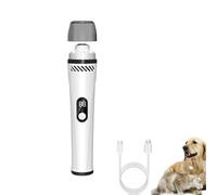 Pet Nail Grinders, Heusom Silent Groom Pro Nail Grinder for Dogs and Cats, 2025 Upgraded Dog Nail Trimmer with 3 Settings + Lights + LCD Digital Display Screen Fast USB Charging