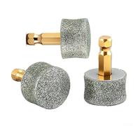 Pet Nail Grinding Head with 3PCS Grit 60/80 Wheels, Copper Diamond Material, Electric Trimmer Accessories for Fine Nail Care (Grit 80)