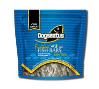 Pet Natural Dogseatus Fish Skin Bars Calming with Valerian, Skullcap & Passiflora 100% Natural, Omega 3 & Collagen Rich Chews Long-Lasting Rawhide Alternative 500g