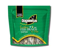 Pet Natural Dogseatus Fish Skin Bars Teeth Cleaning with Seaweed, Peppermint & Parsley 100% Natural, Omega 3 & Collagen Long-Lasting Rawhide Alternative 500g