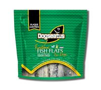 Pet Natural Dogseatus Fish Skin Flats Teeth Cleaning with Seaweed, Peppermint & Parsley 100% Natural, Omega 3 & Collagen Long-Lasting Rawhide Alternative 500g