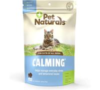 Pet Naturals Calming Chews for Cats, 30 Chews - Behavioral Support and Anxiety Relief for Travel, Boarding, Vet Visits and High Stress Situations