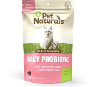 Pet Naturals Daily Probiotic for Cats, 30 Chews - Digestive and Immune Support Supplement for Cats