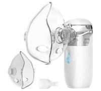 Pet Nebulizer for Dogs and Cats, USB Portable Handheld Machine with Two Face Cover Sizes, Adjustable Mist Settings, Low Noise ABS Material, Convenient for Travel and Home Use