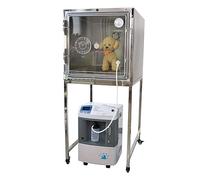 Pet Nebulizer Nebulizer Pet Supplies Animal Dog And Cat With Pet Oxygen Chamber Oxygen Inhalation Tank Oxygen Tank Atomization Box ICU Care Box Pet Hospital(Color:Flow rate 3L/min.)