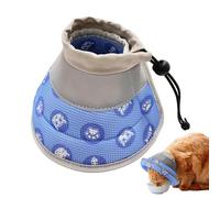 Pet Neck Collar Protector | Cute Print Breathable Dog Collar,Washable Pearl Cotton Cat Collar Cone for Postoperative Care Products