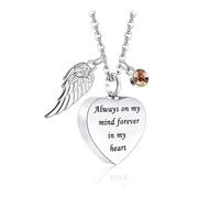 Pet Necklace Its Urn to Carry Loved Pet Ashes Always Cremation Necklace