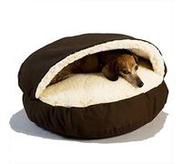 Pet Nest Cave Warm Pet Nest Indoor Sleep Pet Sleeping Bag Cat and Puppy, Easy to Clean,Brown,XL,114cm