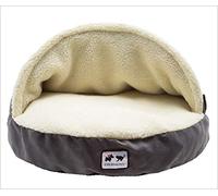 Pet Nest Cave Warm Pet Nest Indoor Sleep Pet Sleeping Bag Cat and Puppy, Easy to Clean,Gray,XL