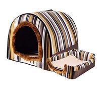 Pet Nest, Large Dog Cat Bed House Small Soft Plush Kennel Dogs Foldable Four Seasons Use with Cushion,C,XXL92*68 * 72cm