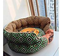 Pet Nest Plush Round Kennel Law Fighting Teddy VIP Than Bear Kitten Yellow Canvas Sleeping Nest 555520CM
