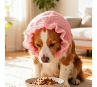 Pet Net Head Wrap Protector, S/L Puppy Mesh Ear Muffs, Pet Breathable Ear Covers Adjustable Wrapped Protection Cap For Protection, For Grooming Cat Cocker Spaniel Cavalier Basset