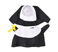 Pet Nun Costume Dog Halloween Clothes Pet Role Costume Thickening Costume for Festival Makeup and Decoration