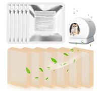 Pet Odor Eliminator for Meowant Self Cleaning Cat Litter Box, Cat Toilet Odor Control Deodorant Gel, Automatic Cat Litter Box Deodorizer (6 Pack, Floral Scent)